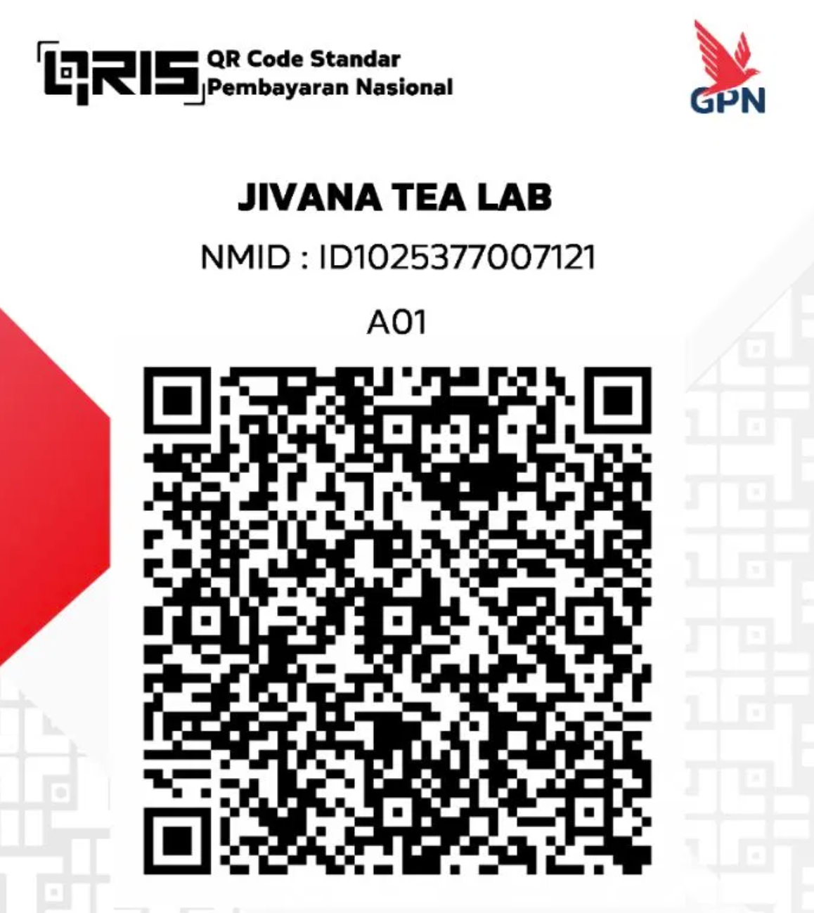 QRIS Jivana Tea Lab